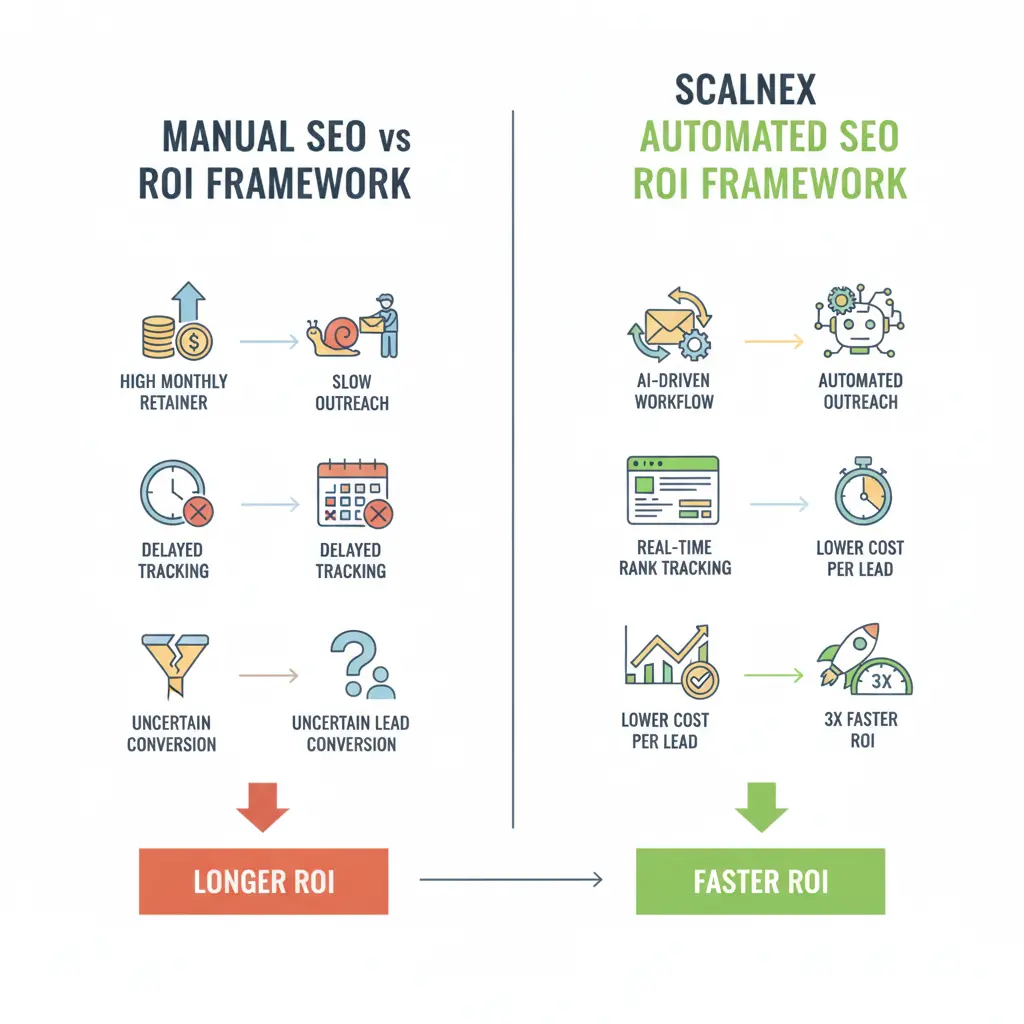 Maximizing ROI of Automated SEO Lead Generation - illustration