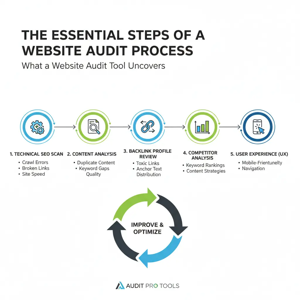 Essential Website Audit Tool for Site Growth - illustration