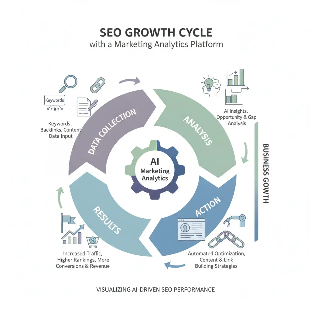 Marketing Analytics Platform for SEO: Drive Organic Growth - illustration